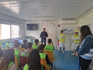 Eleves en visite d'entreprise